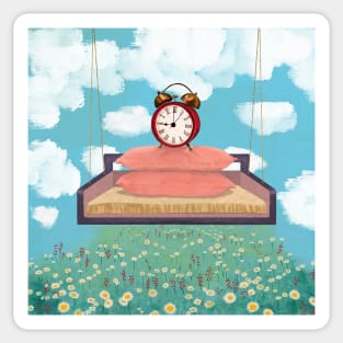 Twin Bell Alarm Clock -Vintage Objects Sticker